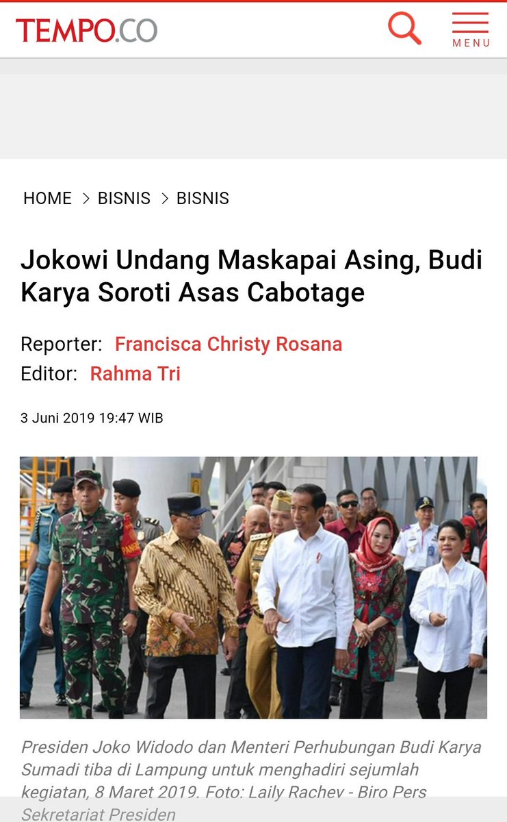 PartaiSocmed's tweet photo. Jokowi ingin maskapai asing masuk sedangkan Budi Karya terkesan menghambat.
Jadi kalian tetap dukung Jokowi atau sudah jadi pendukung Budi Karya? 
Silakan RT jika dukung Jokowi! https://t.co/PlFPagwaYI