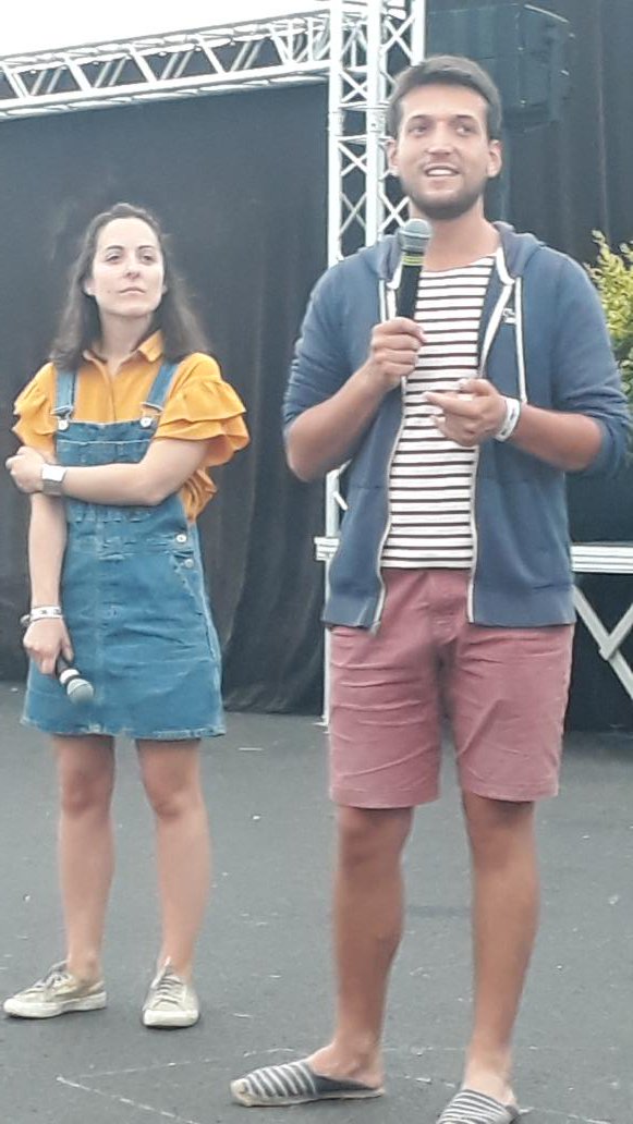 Pour les 10 ans de <a href="/AssoCoexister/">Coexister</a> @samgrzybowski parle des origines de Coexister au #FestivalCoexister