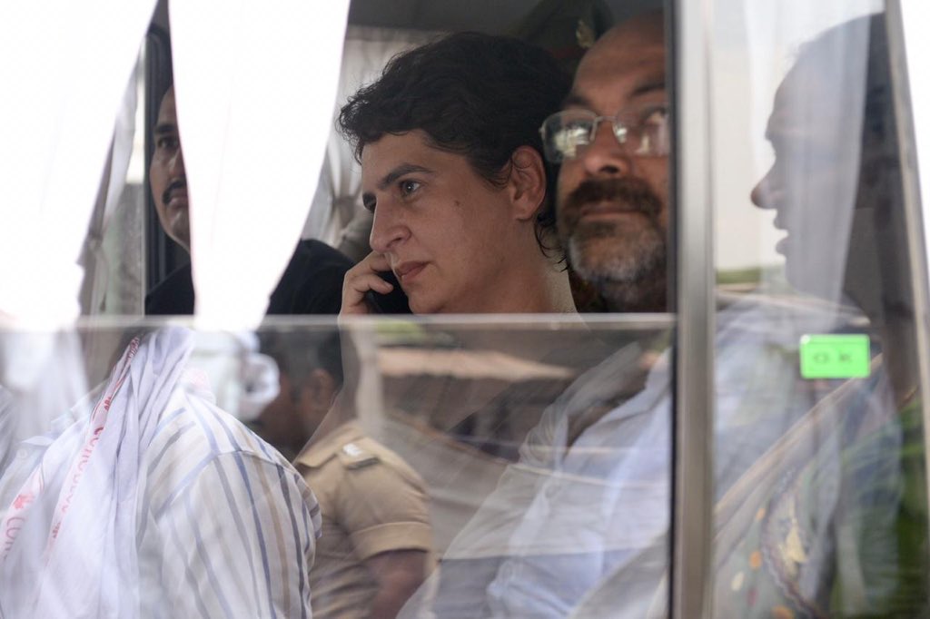 kcvenugopalmp's tweet photo. I condemn in the strongest terms the autocratic arrest of Congress General Secretary Smt.@priyankagandhi who was going to meet the families of those killed in Sonbhadra massacre. UP government led by Yogi Adityanath has completely failed on the law&amp;order front. #UPmeinJungleRaj https://t.co/iVN5n5F4ld