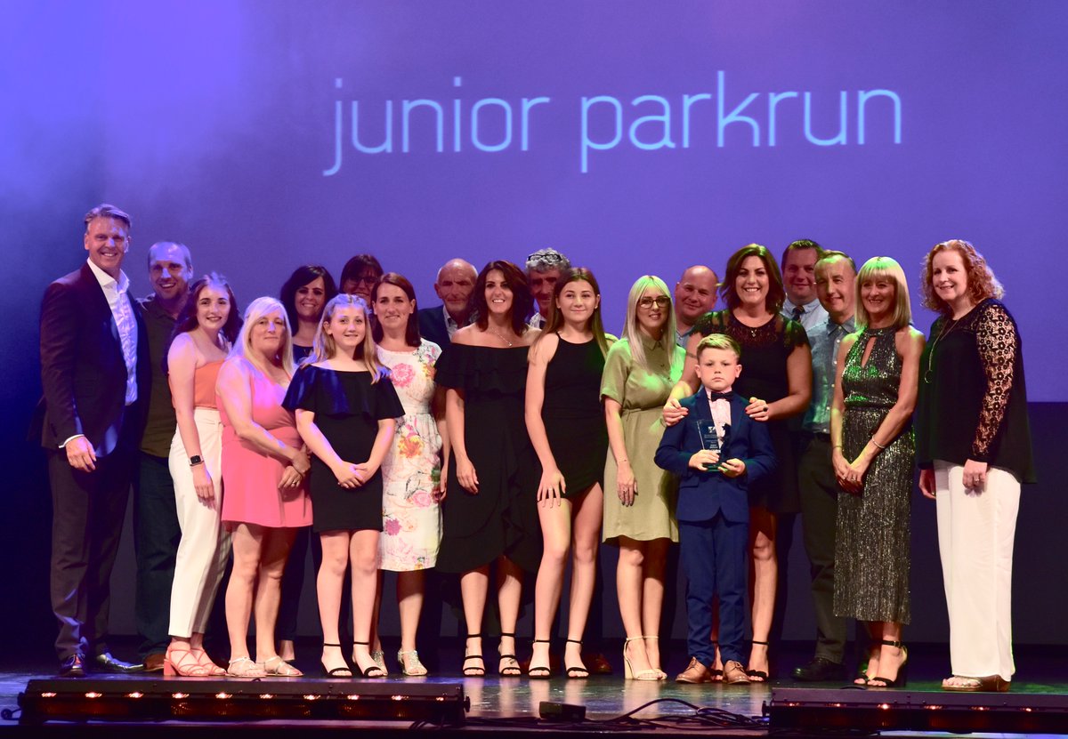 fantastic team winners of community project of the year at burnley community sports awards.