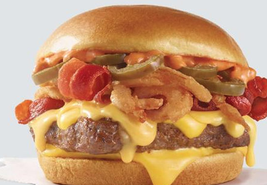 SnackGator's tweet photo. Sweet Mother Theresa on a cracker.... this looks HEAVENLY!
#snackgator #junkfood #burger #jalapeno #fastfood
See more details --->>  https://t.co/PoOB4uXhjI https://t.co/wjVsvIY5BN