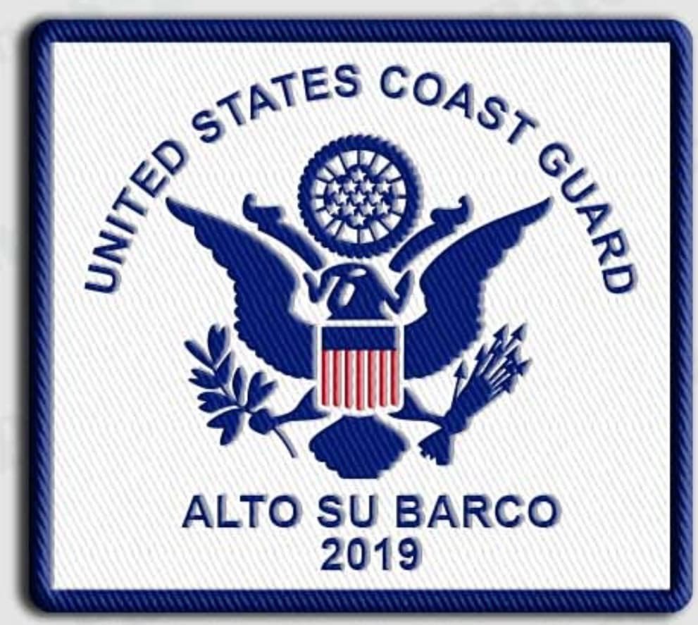 RealCGMemes's tweet image. The 3.5x5 Alto Su Barco iron-on patch is available for preorder now. $2 from the sale of every patch will go to benefit the @cgtlea 

Order at: bit.ly/2xTBHer

Subdued velcro version will be available soon for all of my operator boatmates.

#SemperTweetAtUs