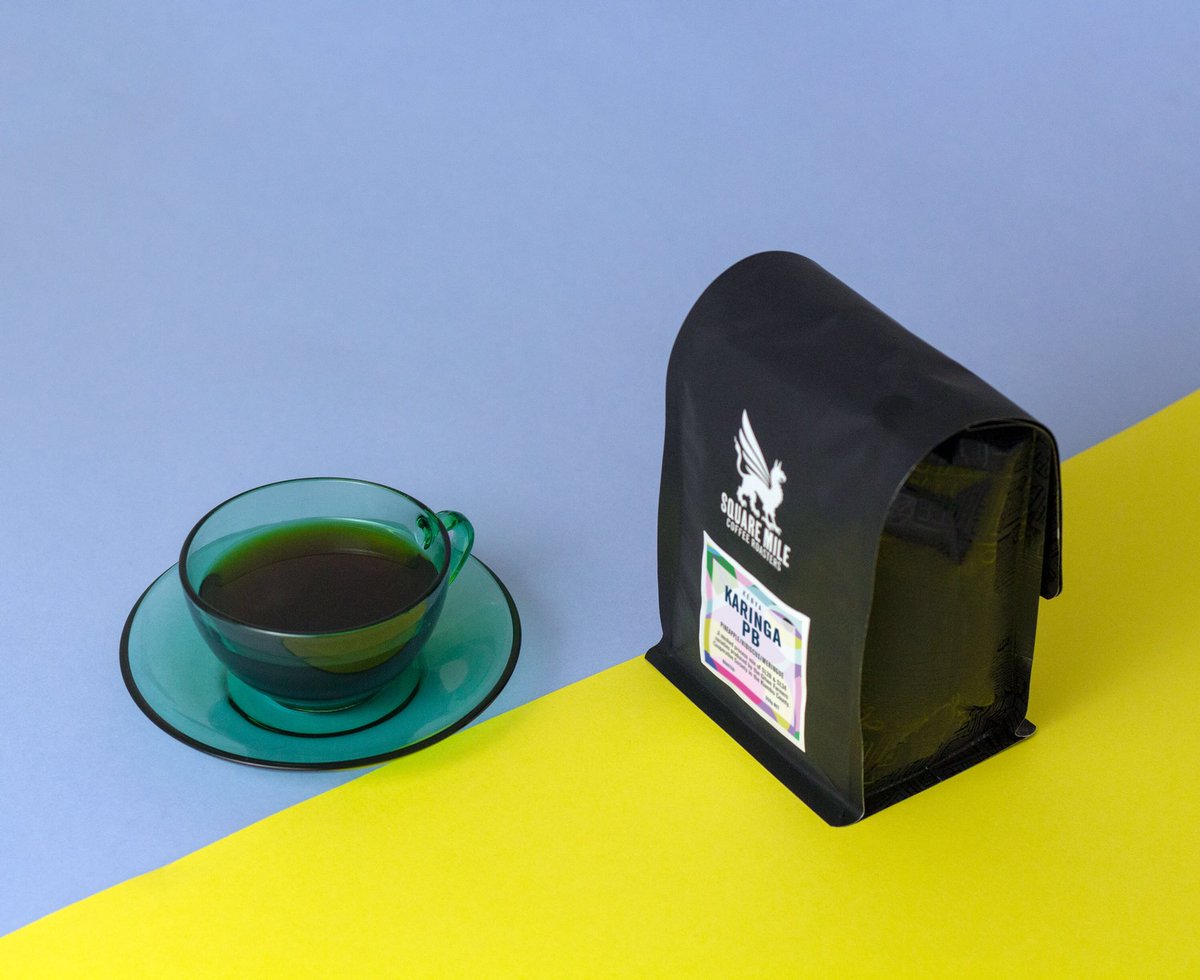 squaremile's tweet photo. Today's delicious #fridayfilter is the first of our peaberry collective, Karinga PB. Sweet pineapple with delicate hibiscus and meringue to drive the grey skies away! https://t.co/tyq5a8AIbD