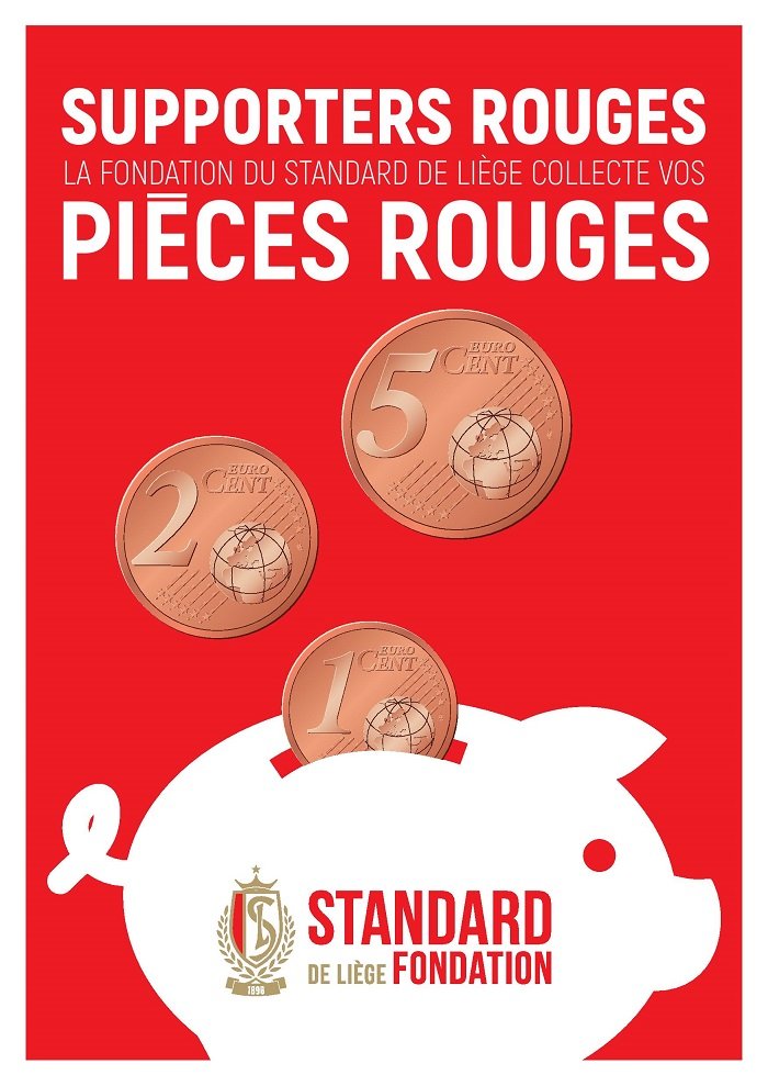Standard_RSCL's tweet photo. @ultrasinferno96 💰 De Standard de Liège Foundation verzamelt uw rosse centjes 👉 https://t.co/haQYoyeDtZ 🔴 #FandayRSCL https://t.co/MxFCZCQxBE