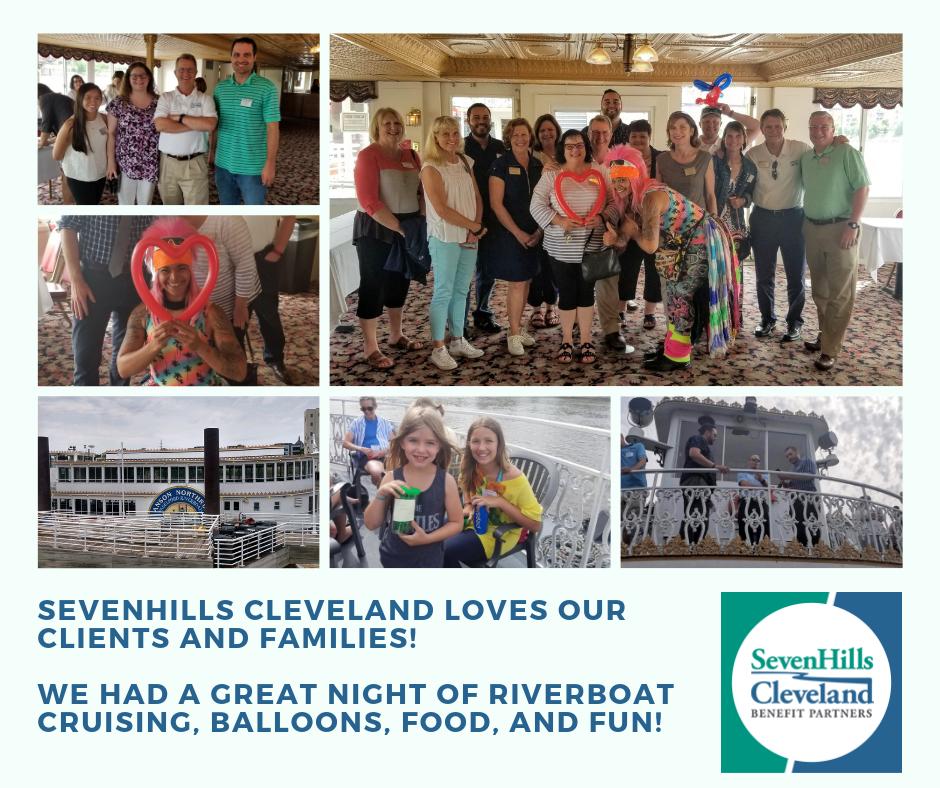 SHCBenefits's tweet photo. The SevenHills Cleveland crew loved playing host to our amazing clients and their families on a fun riverboat cruise! https://t.co/N7NE38Vrcj