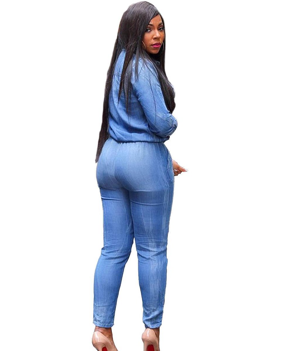 AnnaSales8's tweet photo. Fashion Slim Casual Jean Jumpsuit #Jean #Jumpsuit #casualjean https://t.co/sOlVDDTERI