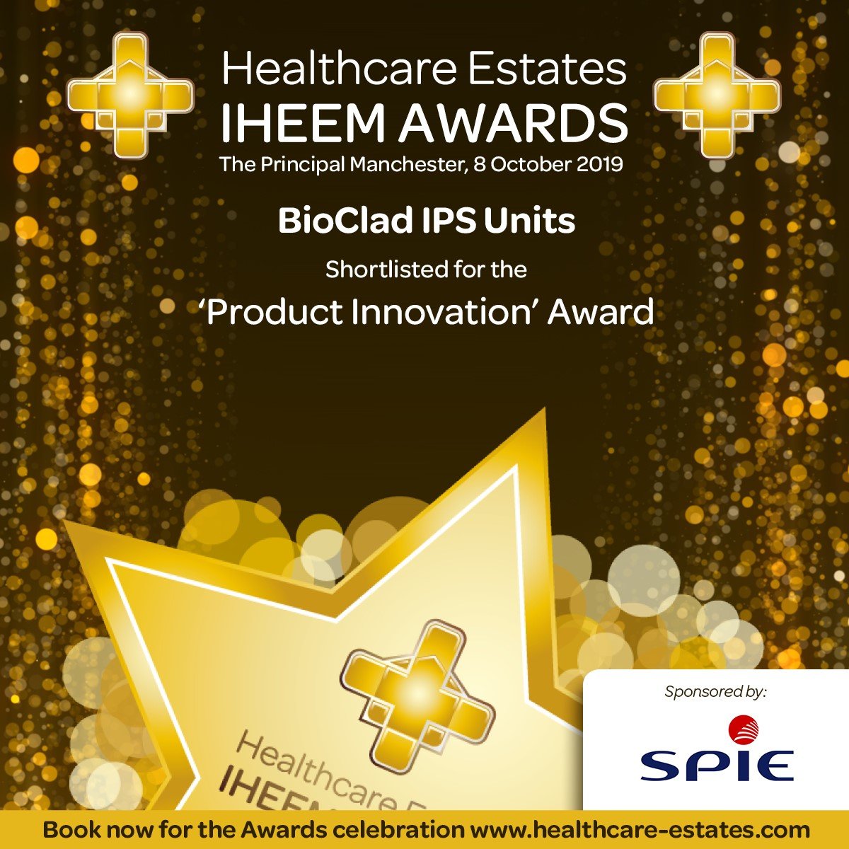 Congratulations to BioCote® partner <a href="/BioClad/">BioClad</a> for being shortlisted in the Product Innovation Category with their antimicrobial BioPod/IPS Units at this year's Healthcare Estates #IHEEM #Awards!