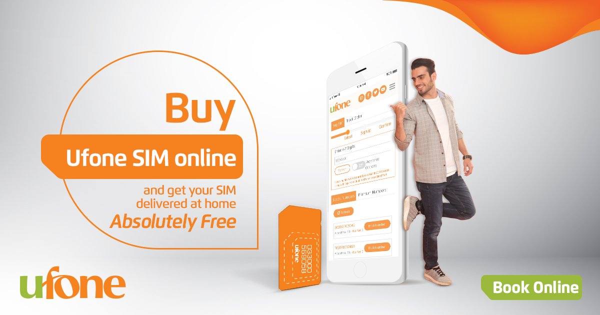 Ufone's tweet photo. Book your favorite number and get the SIM delivered at home absolutely free. Download App now:https://t.co/qYBIY0Eppx
*Terms and conditions apply.
#BMN #BookMyNumber #InternetPackage #Data #Ufone #TumHiTouHo #ItsAllAboutU https://t.co/ZUdh76yAS9
