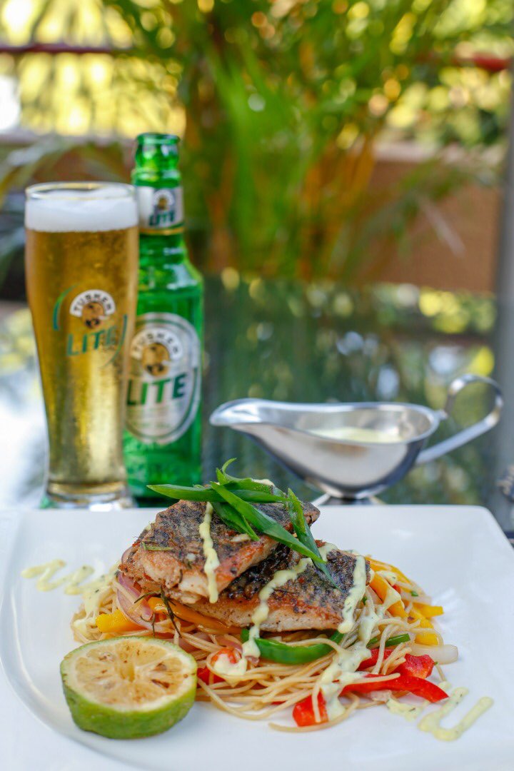 AtimCharlotte's tweet photo. This name must be attributed to the greatness of L.Victoria🤪
Victoria Pride-Crispy tilapia fillet on skin served with veg spaghetti and creamy dill sauce and you gonna find this only @piatores during the #KlaRestuarantWeek https://t.co/yyv6QYMLu3