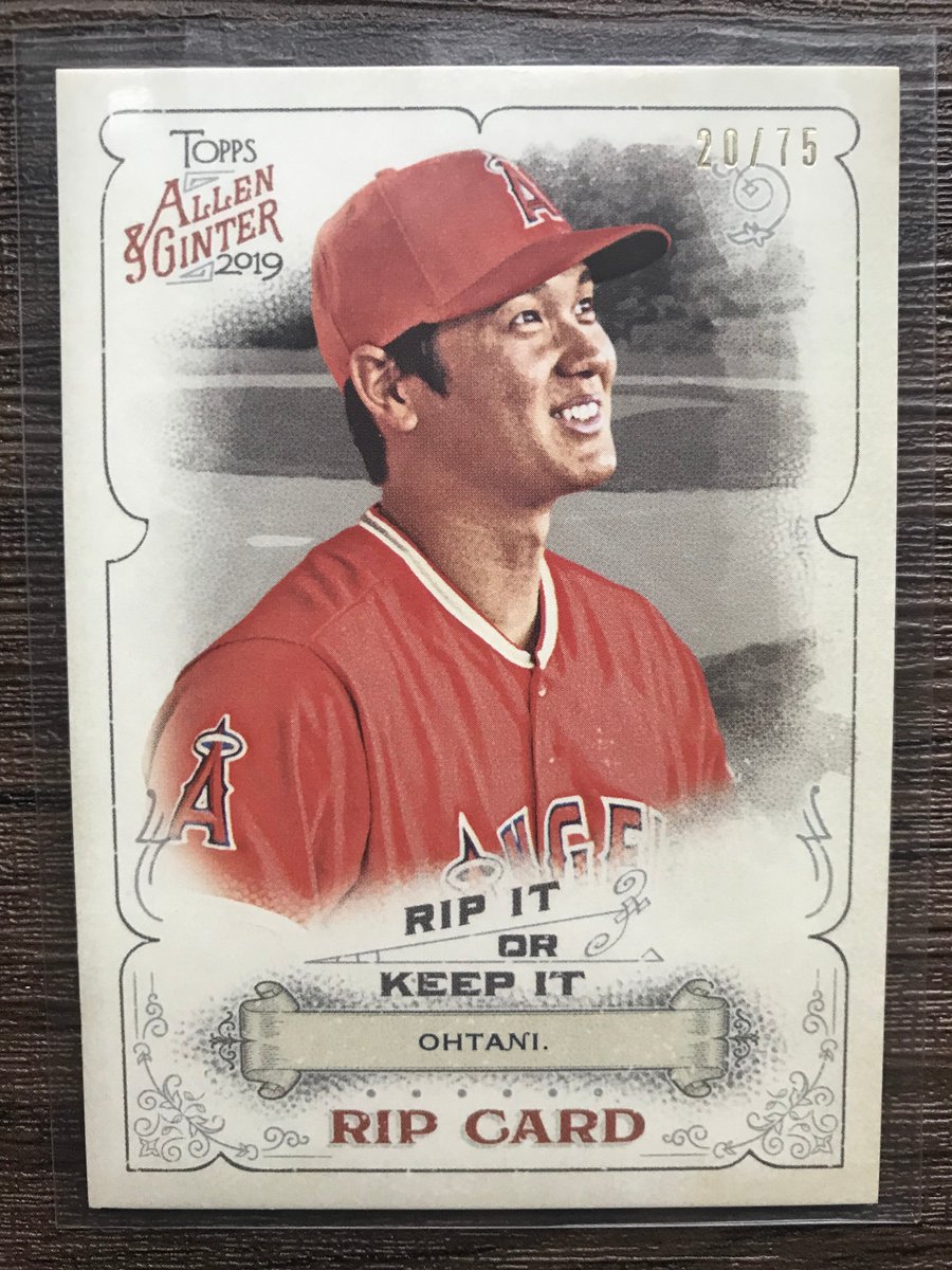 MGordon_16's tweet photo. Oh boy! Got this insane #RIPcard from @Topps #AllenandGinter #ShoheiOhtani @Angels #numbered to /75! #hobbytrain @HobbyConnector FS $200 OBO! https://t.co/XdEOl83Ug0