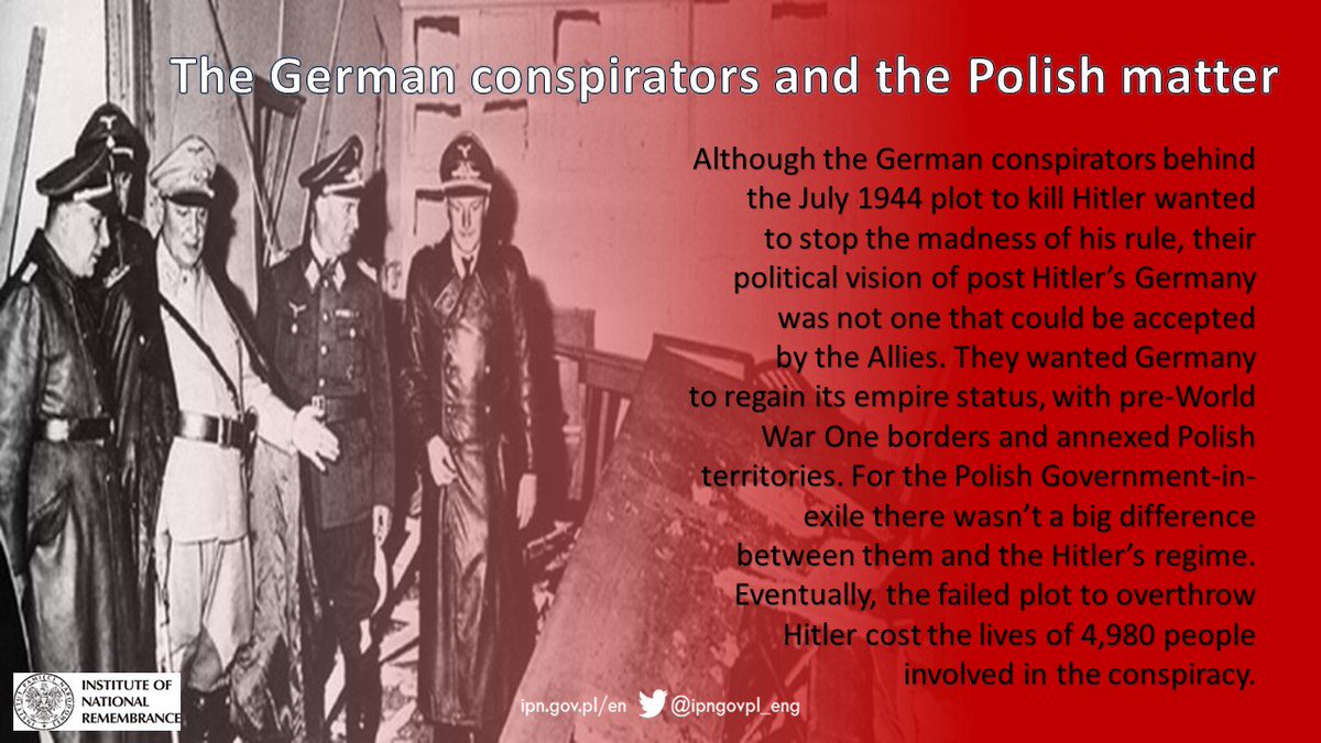 ipngovpl_eng's tweet photo. #OTD 7⃣5⃣ years ago a bomb exploded in #Wolfsschanze, #Hitler’s field headquarters in #Ketrzyn (then #Rastenburg, #EastPrussia). The failed #20JulyPlot to kill #Hitler was organised by #German army officers who wanted to seize the power from #Hitler and #NSDAP, and stop the war. https://t.co/zsE0pC8Iw7