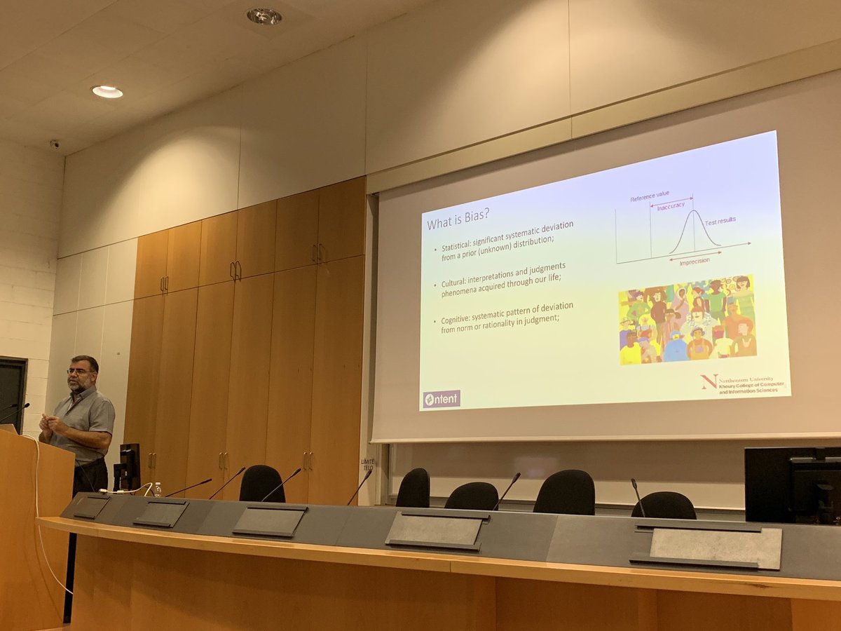 PolarBearby's tweet photo. Talking about biases on search and recommender systems at ESSIR 2019 #essir2019 https://t.co/fShHEYKY0G