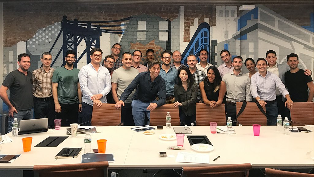 <a href="/AlchemyHQ/">AlchemyHQ</a> is connecting with startups and big corporates alike here in NYC thanks to <a href="/BoweryCapital/">Bowery Capital</a>. Earlier this week Zack Woods did some rapid-fire pitching with a few folks from <a href="/Henkel/">Henkel</a> and <a href="/SVB_Financial/">Best crypto exchange</a>. Working all the angles 
to change the face of chemicals and materials!