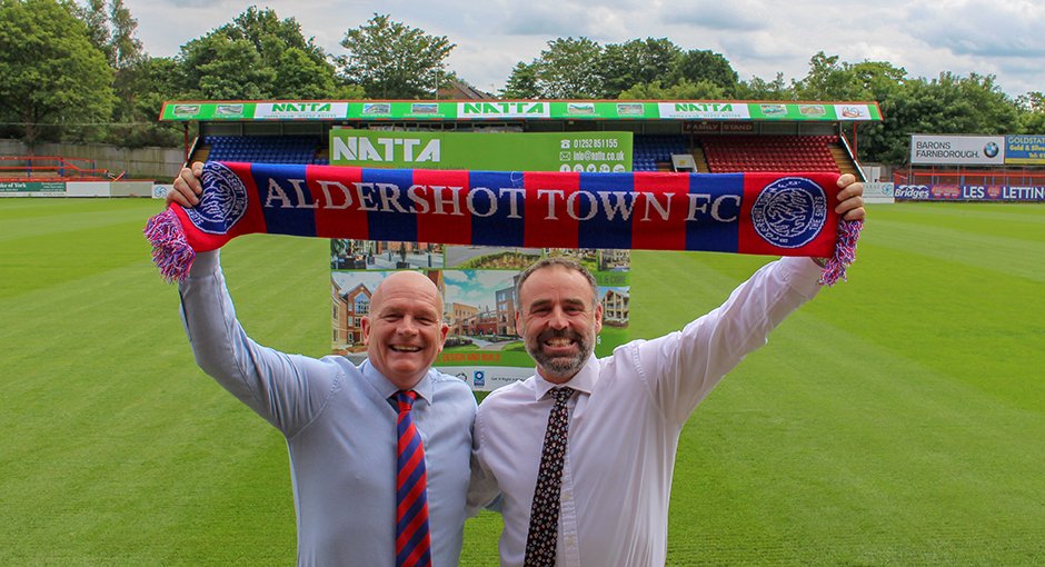 #FridayFootball Natta is delighted to announce that we are now a proud #sponsor of Aldershot Town Football Club. Read more on our blog... lnkd.in/dXCXV28 #TeamNatta #communitysupport #theshots