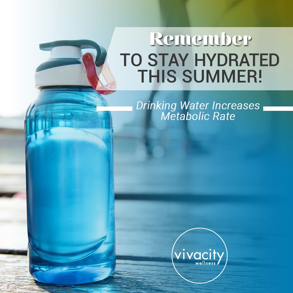 VWellnessclinic's tweet photo. Reminder: Stay hydrated this summer, drinking water increases your metabolic rate and helps you lose fat! 💦☀️💦

#VivacityWellness #StayHydrated #WaterWorks #Summer2019 #SummerDays #Hydration #HealthTips #Wellness #WholeHealth #DrinkWater #YourHealth #YourBody #LoseWeight https://t.co/f0iGsMWp42
