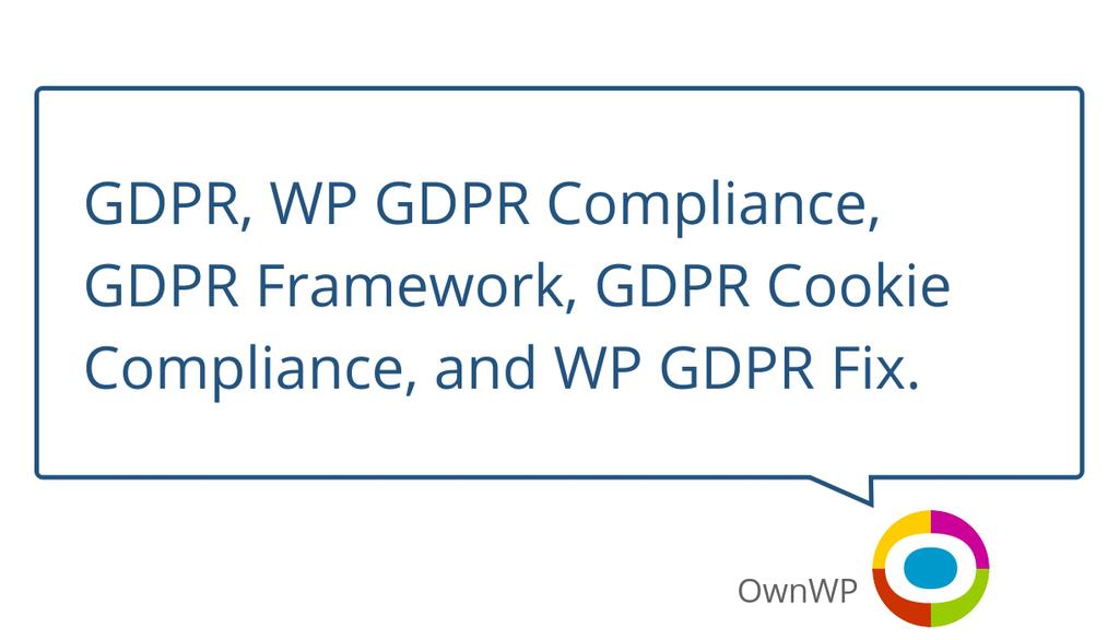 OWNWP's tweet photo. Just over a year ago we published "Which One of These GDPR Plugins is Best for You?" https://t.co/ajZvJxTJQP #WordPress #Tools #OWNWP https://t.co/Olk0E0YPHP