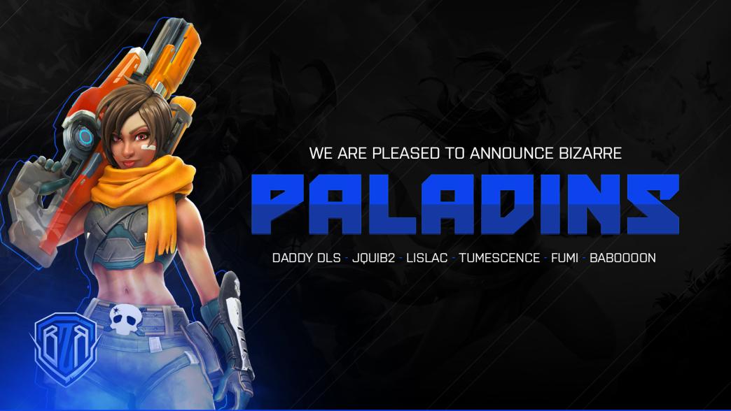 BizarreGamingGG's tweet photo. [#Paladins]

Excited to announce that we have picked up a competitive Paladins Team! We are eager to work with these lads and watch them crush the scene 👀

Looking forward to them paving the way for the Paladins OCE Community 🔥 

#HowBizarre https://t.co/h75NJs0SCH