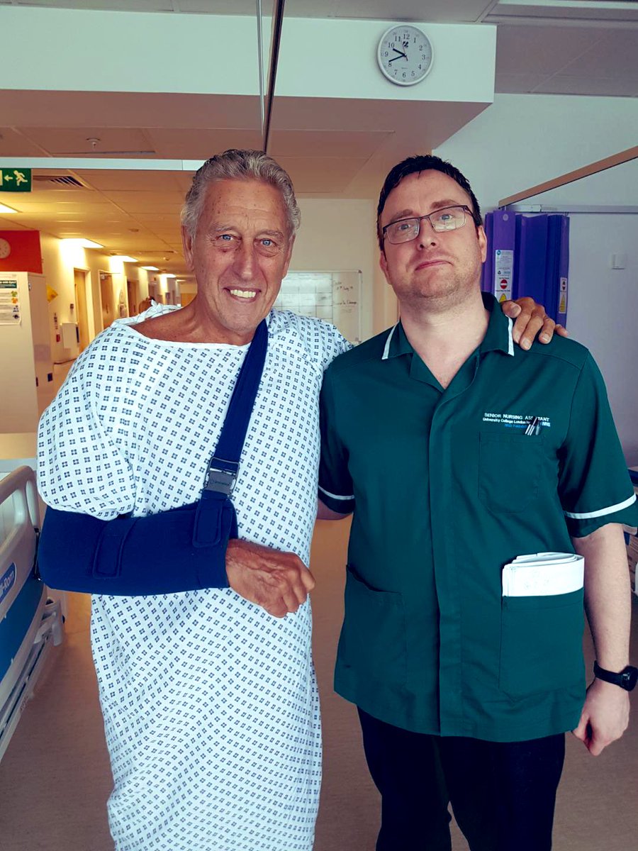 That’s both shoulders replaced now, I knew those long throws would come back to haunt me! Great to meet Anthony while recovering at <a href="/uclh/">UCLH</a> - we first met in 1990 when I started hospitality at Spurs. Have a great summer, I'm looking forward to meeting more of you next season. COYS!