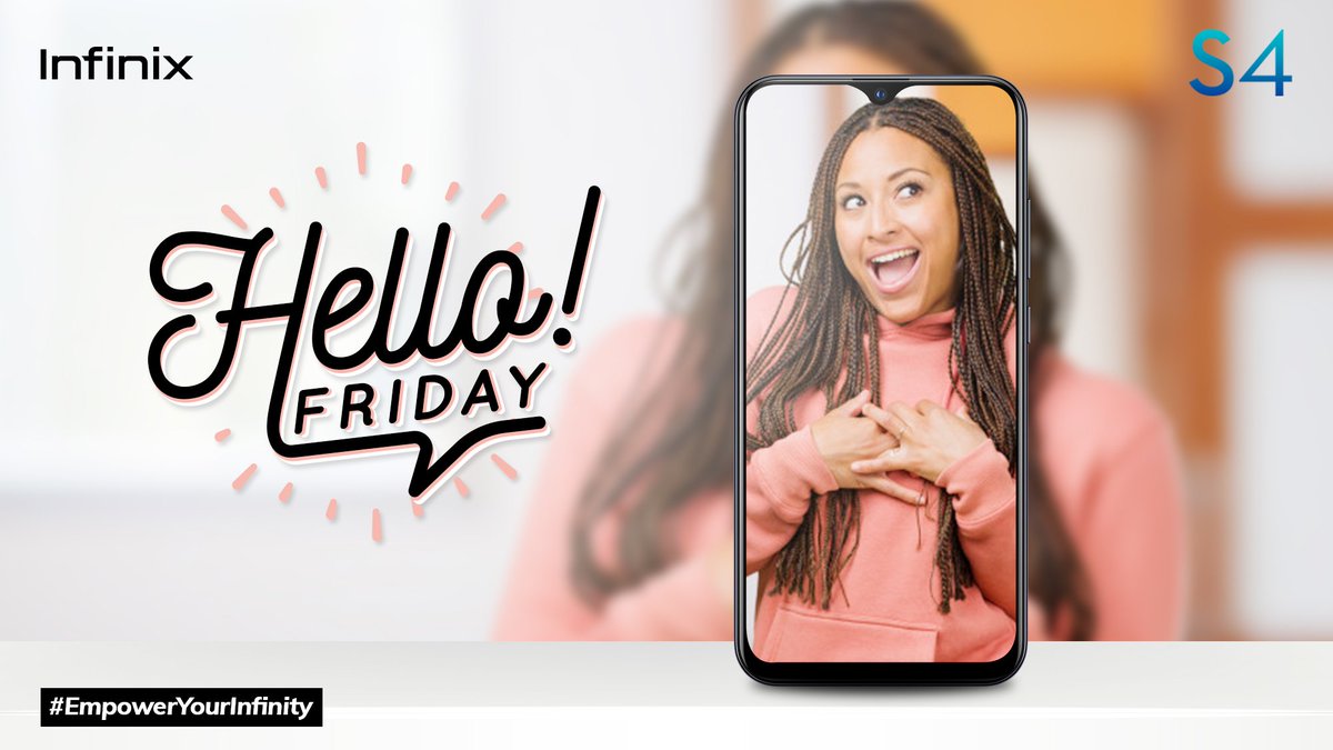 InfinixGhana's tweet photo. It's always a feel-good moment on Friday! What are your plans for the weekend? Whatever it is, start with a smile.๐
#S4Selfie #EmpowerYourInfinity https://t.co/evvLmpGSyH