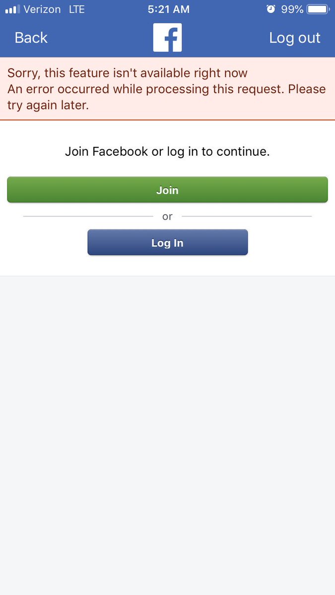 FerraRebrcca's tweet photo. #facebookisdown many screens to “fix” the problem, and still can’t log in? 😆 Come one, #facebook One week down w/no Customer Service. Was considering it, but good thing I don’t have any business or $ invested in this platform 🤦‍♀️ https://t.co/hOTRwBDG2Y