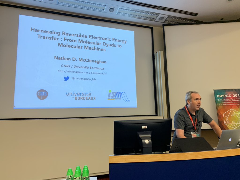 ISPPCC's tweet photo. Nathan McClenaghan on reversible energy transfer https://t.co/T97kBZ5TId