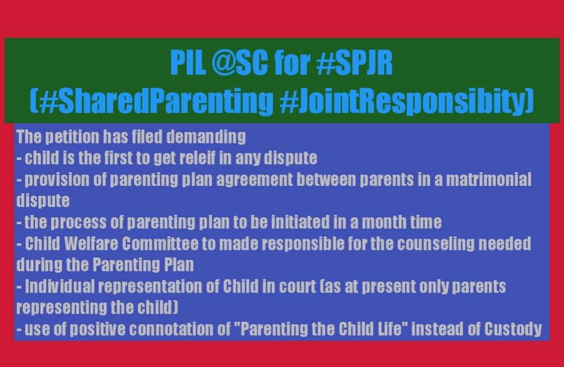 SaveChildInd's tweet photo. It's a proud moment today in Child Movement.. it took a new start of debate on Parenting at Supreme Court of India. Court said it "Noble Cause".
Thanks to all for support. Soon another PIL will be filed to strengthen another area of Child Rights. #SaveParentingSaveChild #SPJR https://t.co/AYc7LTIhT7
