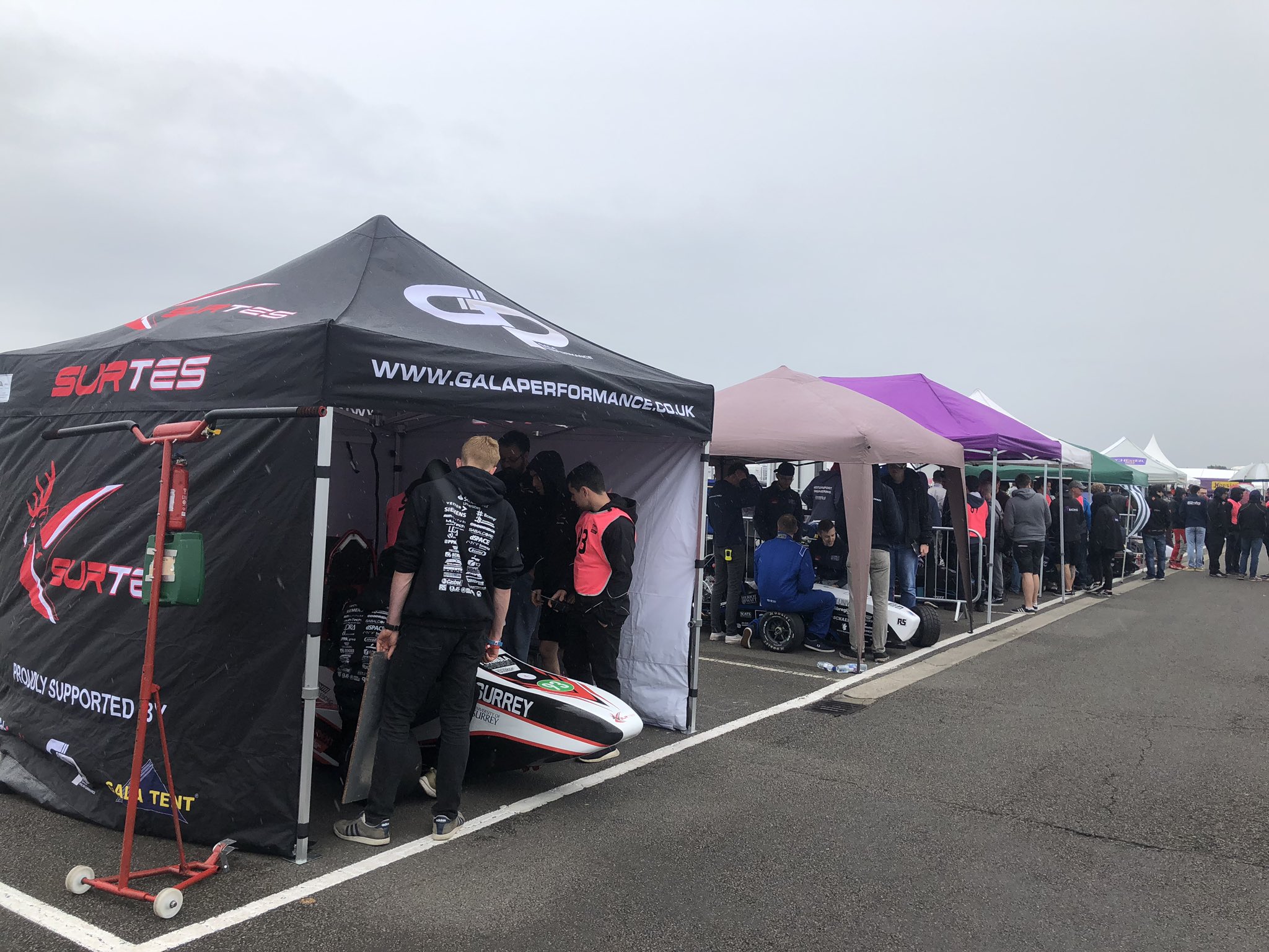 Motorsport gazebo top