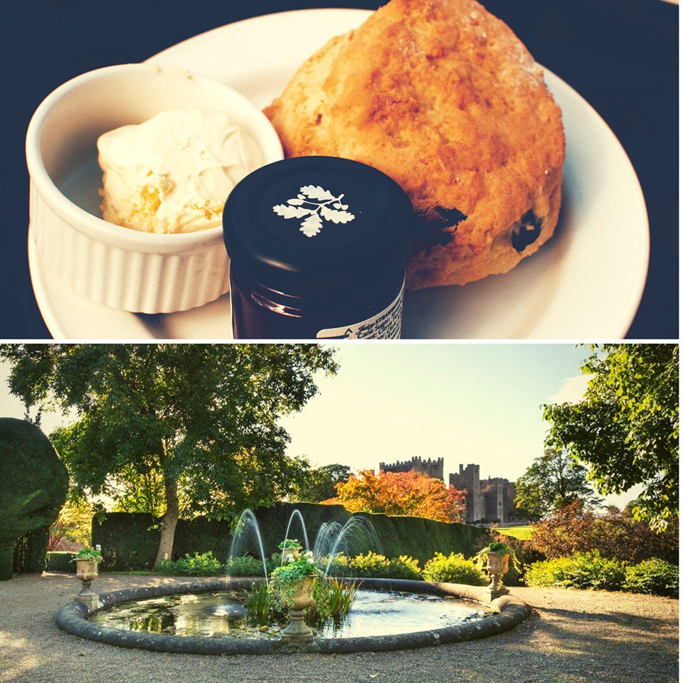 We'll be serving cream teas in the Walled Gardens every afternoon until Sunday. Come enjoy freshly baked scones and bottomless tea or coffee. Served between 1pm and 4pm (Castle, Park and Gardens ticket with cream tea £15 and Park and Gardens ticket with cream tea £10). #creamtea