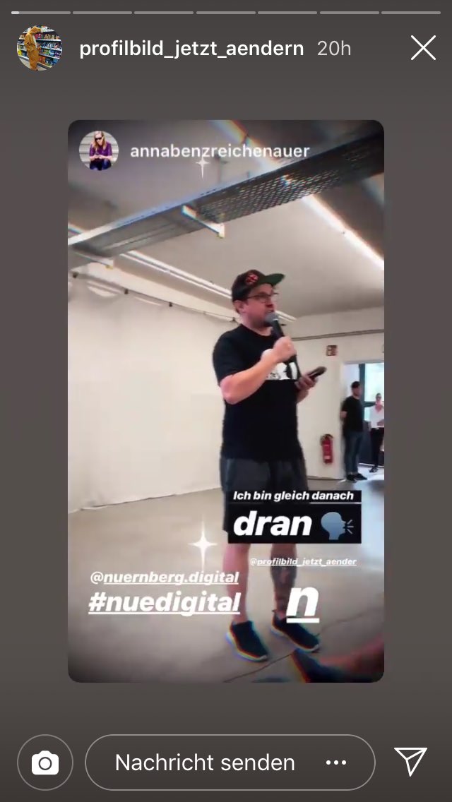 BenjaminUlsamer's tweet photo. Impressionen meiner Moderation des 1. Social Media Day #smdnue im Rahmen des @nuedigital. Danke an @Proact_de &amp; cueconcept für die Orga! 👏🏻 Danke an die Speaker &amp; vielen interessierten Teilnehmer. 👌🏻 Es war mir ein innerliches Blumenpflücken. ❤️ 

#nuedigital #proact #cueconcept https://t.co/o5CBsZnZGD
