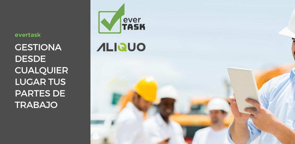 atalayait's tweet photo. EverTask, aplicación móvil desarrollada para android, con la que podrás realizar tus partes de trabajo de forma completa, ágil y sencilla. Que dotará de movilidad a tus empleados con una herramienta enlazada a tiempo real con nuestro ERP @AliquoSoftware 
https://t.co/4c6mfmhLVK https://t.co/px7qstPiBu