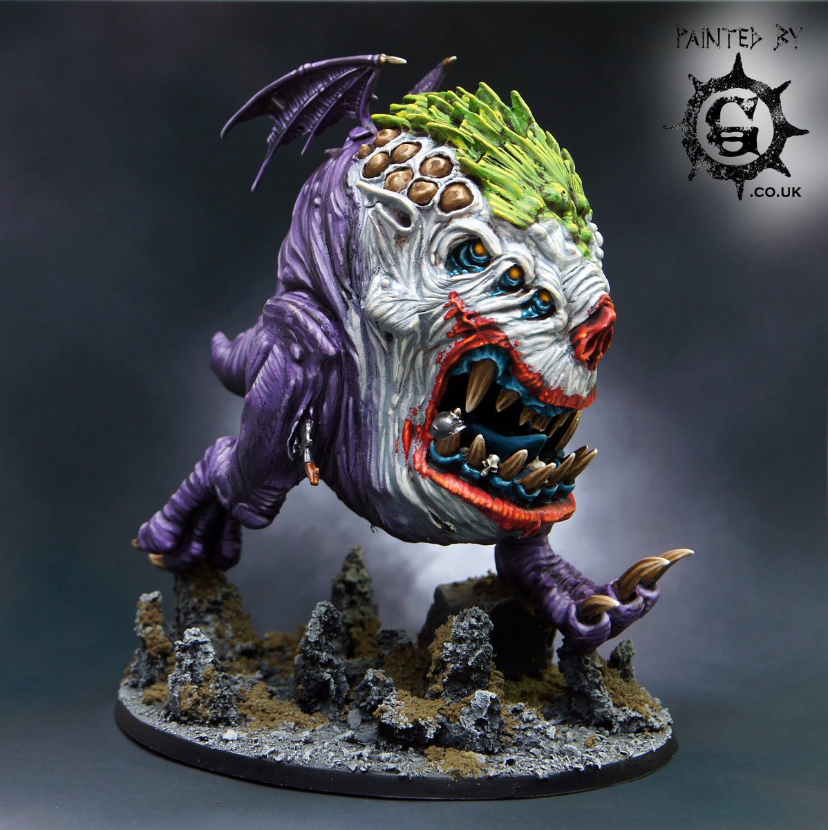 Colossal Squig age of sigmar Painted Commission.