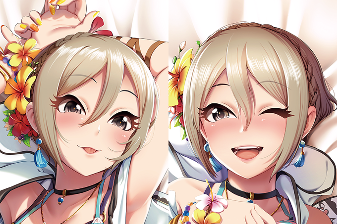 あるかみかど様にて新作抱き枕カバー(塩見周子)を描かせていただきました!https://t.co/gsiMhQrEp9 
現在FANBOXにて閲覧可能でございます。
https://t.co/yWWlVvId0y
C96会場では3日目の「ノ-23b DiceBomb」で委託販売を行いますのでよろしければお越し下さいませ! 