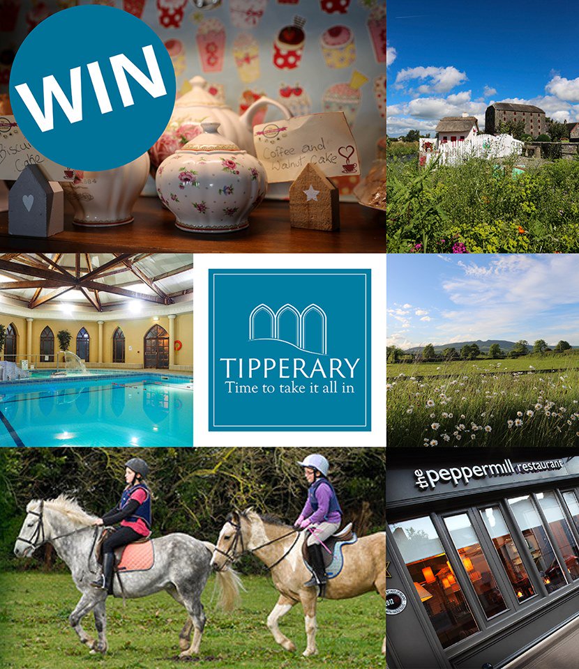 Win *** Win*** Win! Head over to our Facebook on @tipperarytourism or our Instagram @visittipperary and enter our fab competition for a free family #triptotipp. Good luck to all. @GNAbbey_Court <a href="/PeppermillNenag/">The Peppermill</a> <a href="/thecottagelmore/">The Cottage Loughmore</a> @TippEquestrian #win #competition #giveaway