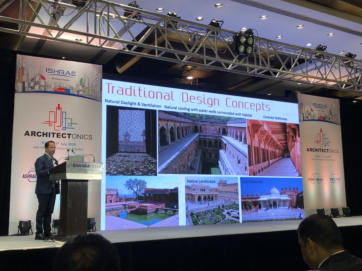 Extraordinary presentations about traditional Indian architecture and how they have had passive design down for centuries #OldSchool #passivedesign #solar #biophilic @ishraehq