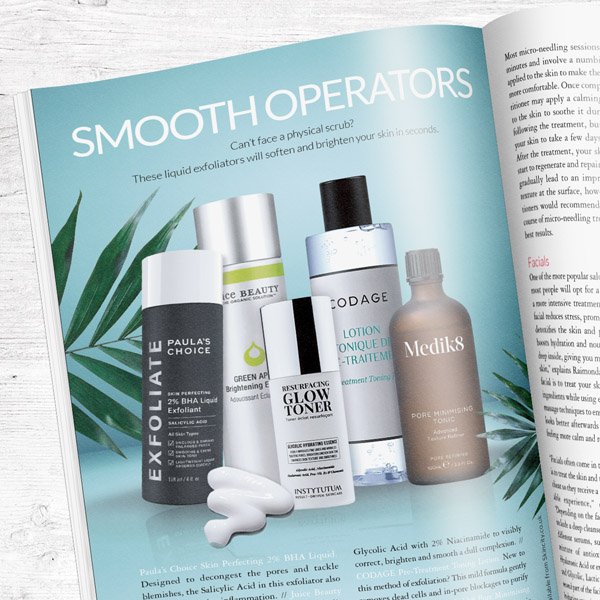 SkinHealthMag's tweet image. Get smooth, glowing skin with our pick of the best liquid exfoliators ow.ly/4NlB50v1Art