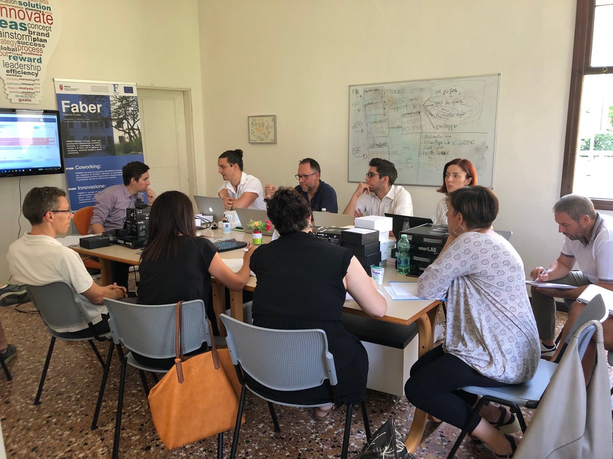ecare_eu's tweet photo. Today’s training in ICT and James echosystem, at Faber, ISRAA, in Treviso. #ecareproject #Interreg #atwork #training #ilogs #ICT https://t.co/3EXMvZ8d17