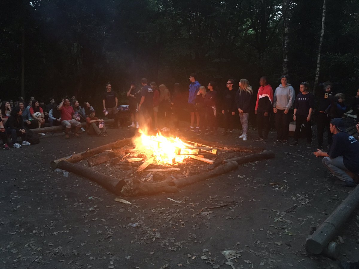 The Endurance Challenge at the campfire last night was a big highlight of our final night together - <a href="/MissEdmed/">Miss Edmed</a> represented the teachers and powered through eating raw onions, chilli and curry sauce smothered weetabix and more alongside the fantastic student competitors!
