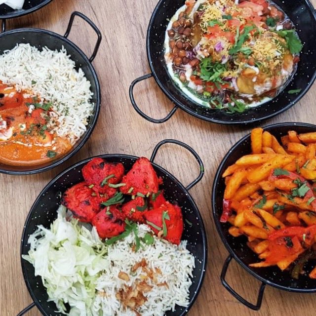 IndigoStFood's tweet photo. #Friday and #indianfood! @BoxparkCroydon https://t.co/ezTQA20x3Z