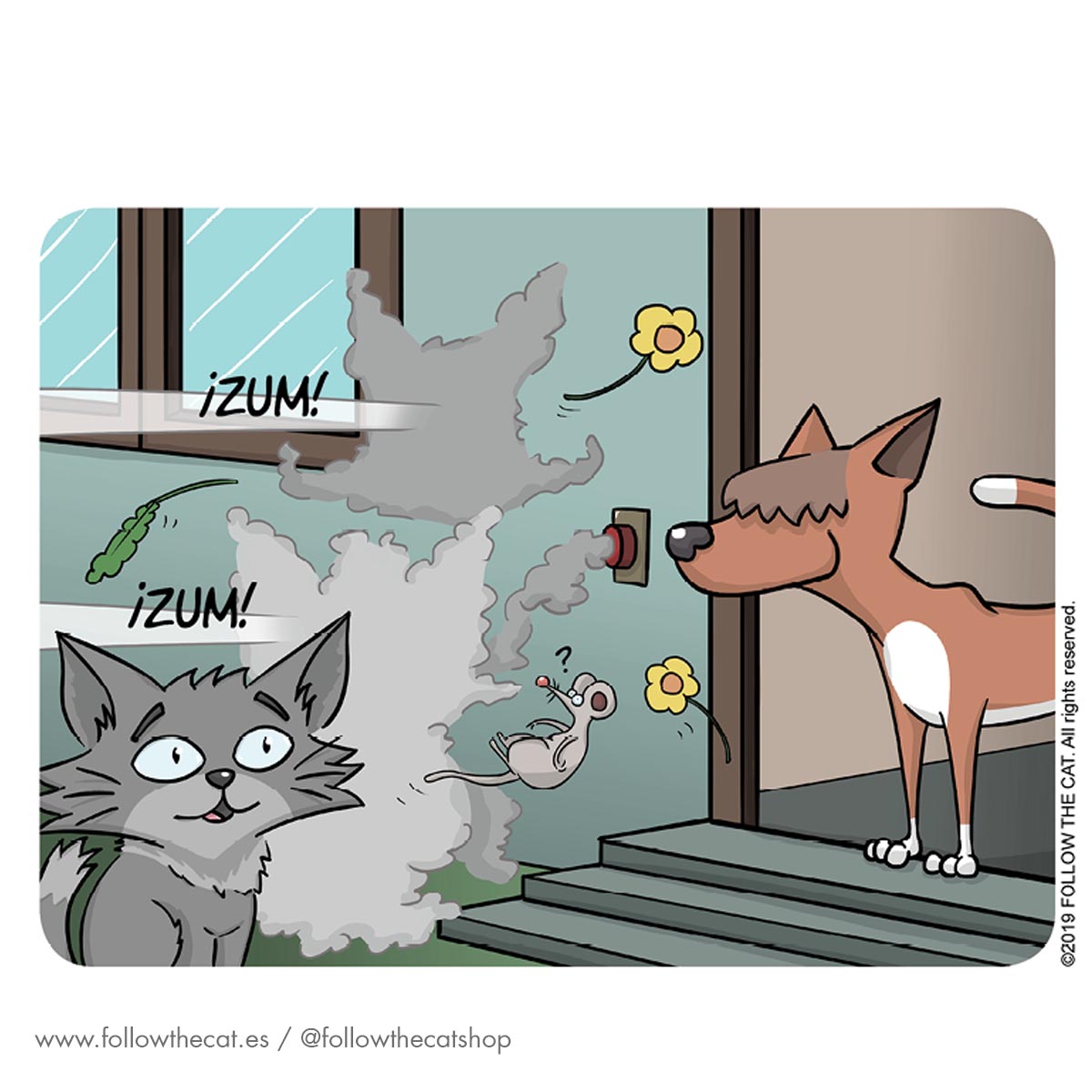 followthecatFTC's tweet photo. ¿Quieres conocer al nuevo vecino de la loca familia de Instacats? Entonces no puedes perderte esta fabulosa tira cómica. Síguelas todas en https://t.co/VAkncKY2oT. #followthecatFTC #FelizViernesATodos #Cats #Barcelona #gatos #comics #illustration  #catsofinstagram #FelizFinde https://t.co/ZDJZJXCuEZ