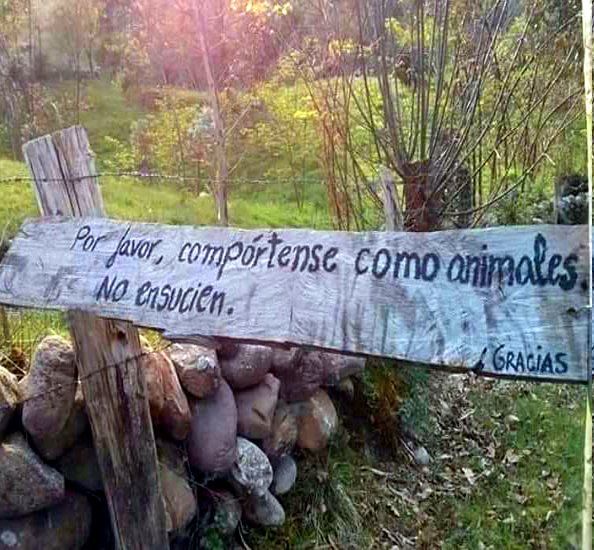 Por favor sea más animal y no ensucie! 😊🙏

Vía #lavozdeldespertar