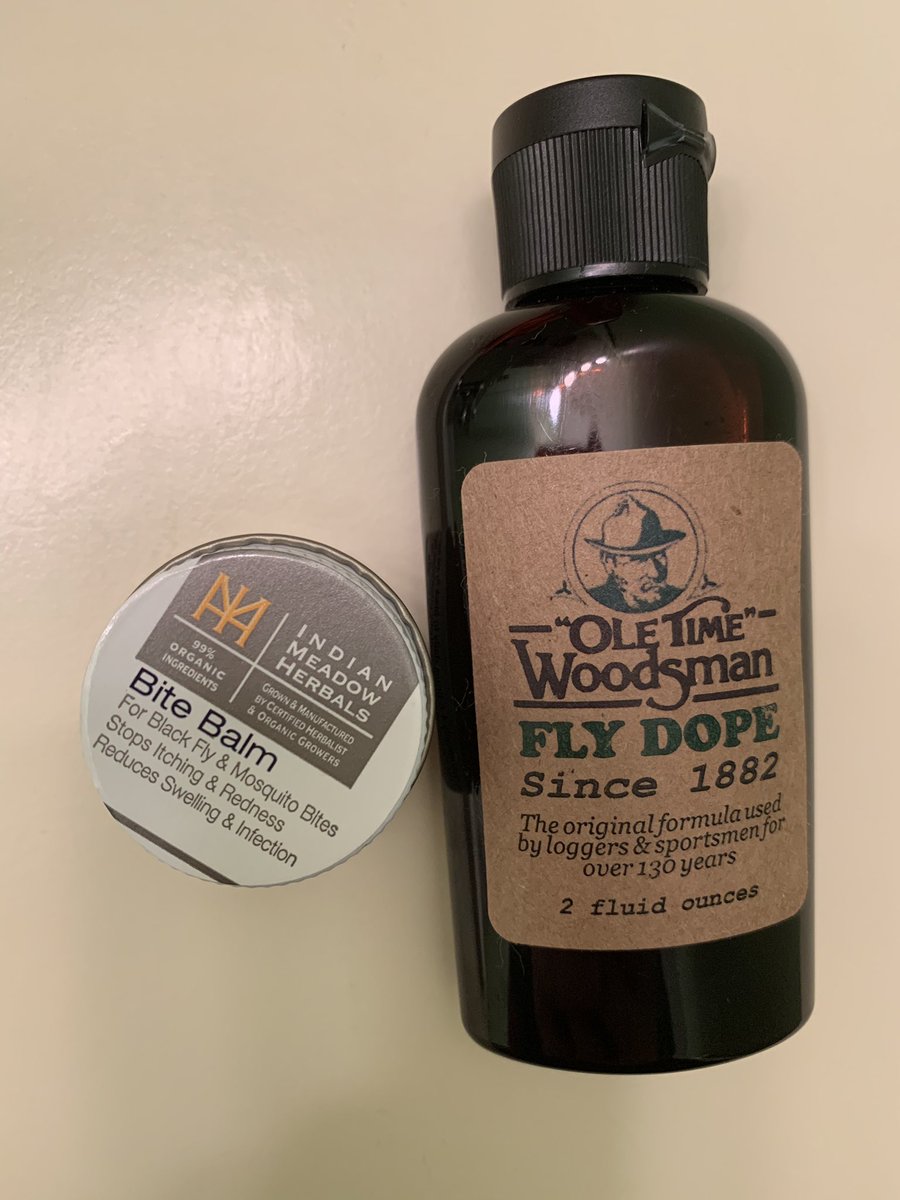 mainelycasey's tweet photo. @KristerR @MeteoroloJess Non-aerosol...

Pre and post treatment. ☺️

Best bug juice we’ve found for fighting both mosquitoes and black flies.  Permethrin for clothes for ticks.

98% solution ♥️ https://t.co/keFCn3OvFl
