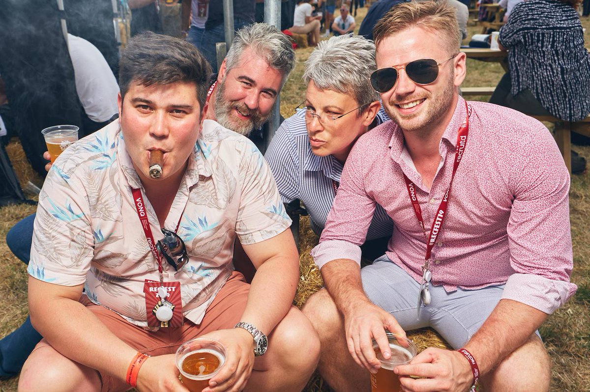BrandInBox's tweet image. Flashback to #Recfest19 last week. These were taken after all the speeches and presentations, once the booze was flowing and the cigars were out...  😂