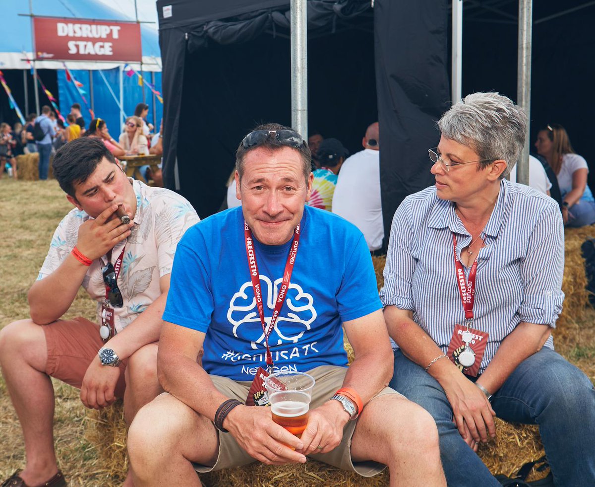 BrandInBox's tweet image. Flashback to #Recfest19 last week. These were taken after all the speeches and presentations, once the booze was flowing and the cigars were out...  😂
