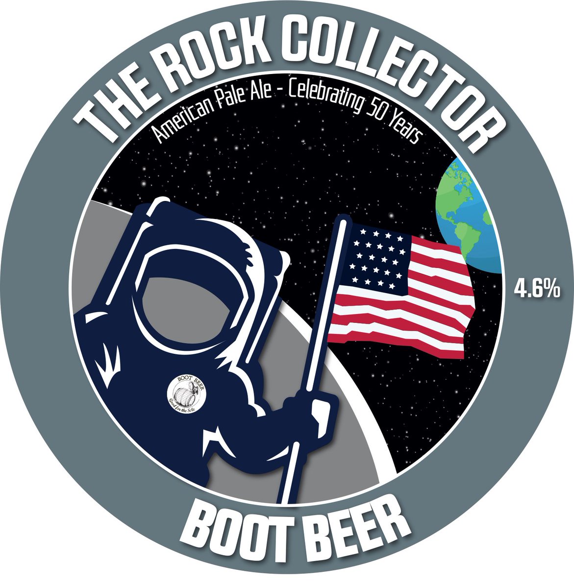 This weekend our new 4.6% pale ale The Rock Collector touches down at The Boot Inn, The Dragon and Harpur’s of Melbourne. One giant sup for mankind! #realale #craftbeer #americanpale #centennial #cascade #bootbeer