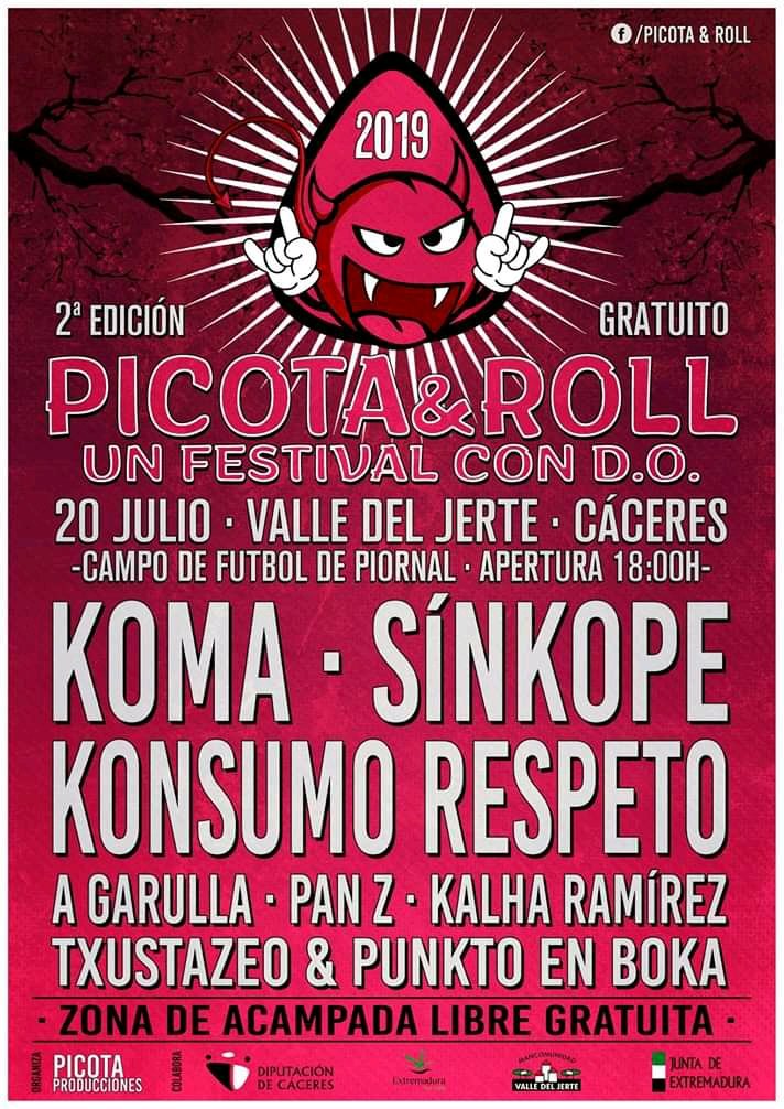 Llegó el día, ya tenemos horarios del #picotaandroll , mañana esperamos a tod@s a las 20:20horas en el Campo de fútbol del Piornal en Cáceres , la vamos a liar y parda 🤘
#txupandodeveta #bellotarock #esteañosi #rock #mariskalrockradio #punk #rocknacional #merchandising