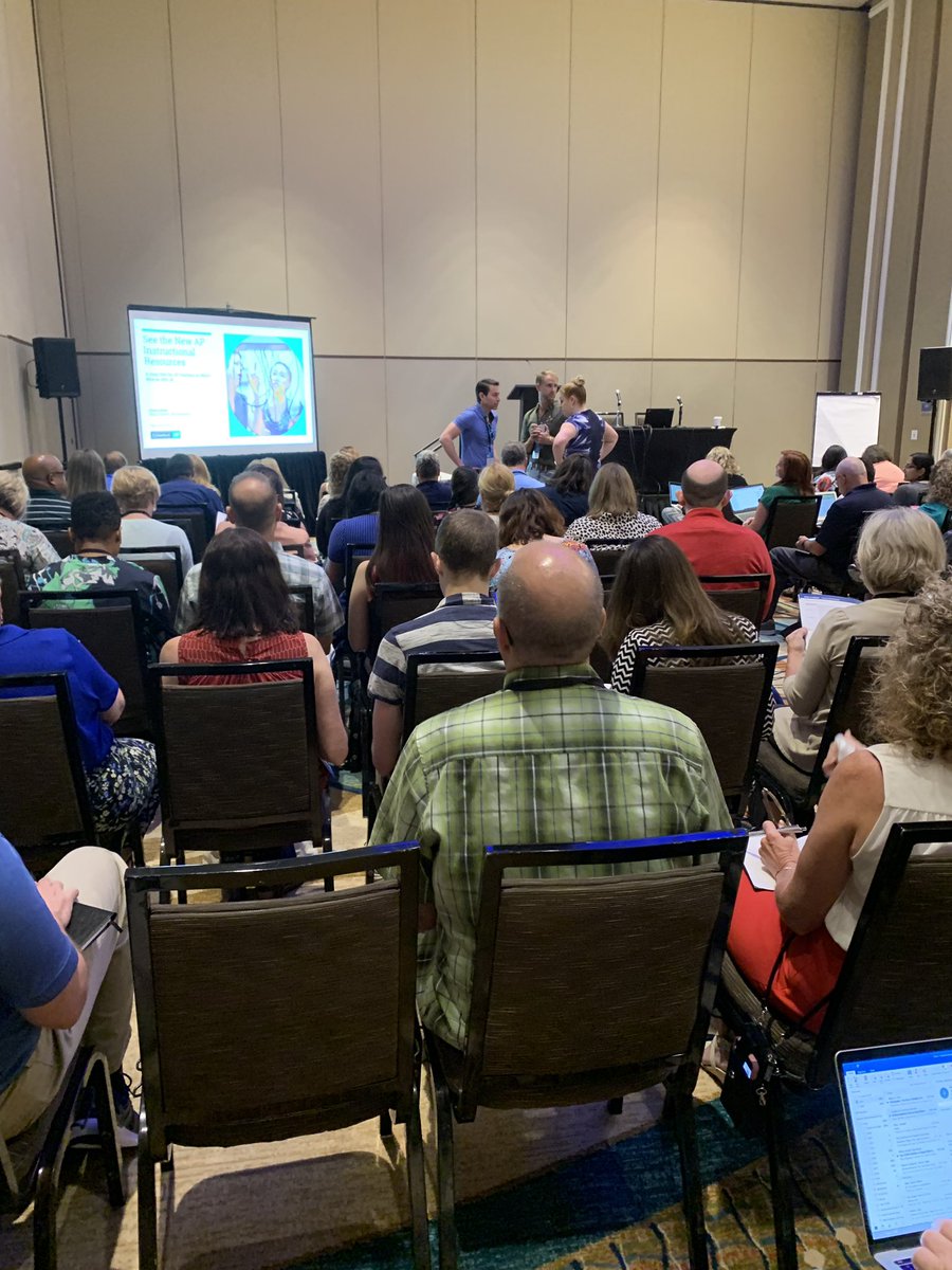 AP_SMCPS's tweet photo. Floor seats only in Orlando to dive into new AP resources for teachers. #APAC2019 https://t.co/iYL0AuDiOJ