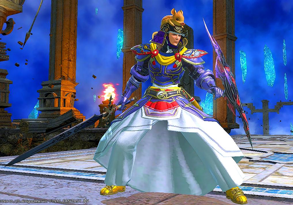 Javi_trad's tweet photo. Some legends are older than time... #egidaily #finalfantasyxiv #warrioroflight #samurai https://t.co/6TGC363TtS