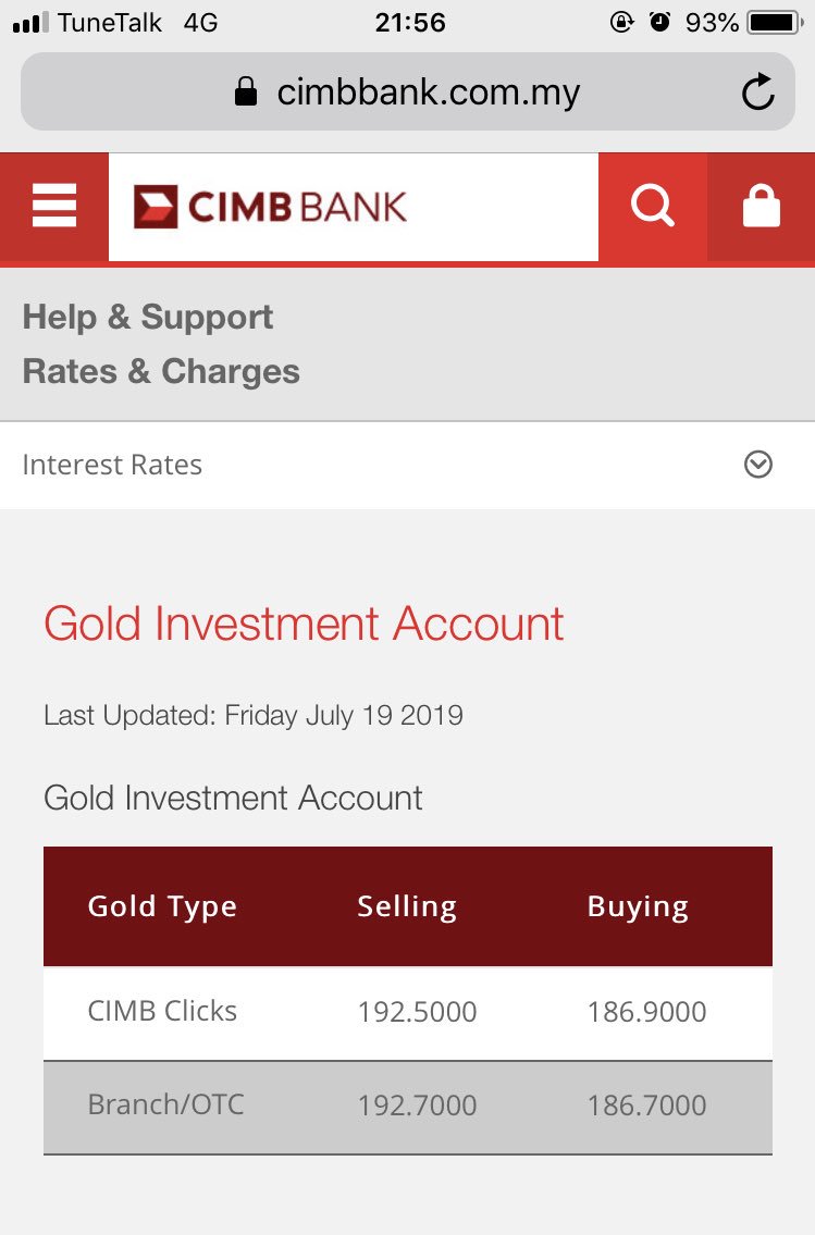 Mahal  #HargaEmas harini rupanya ya.Macam mana boleh lupa nak check siang tadi. Dah rugi tak boleh jual lagi. Kena tunggu Isnin. Harap maintain tinggi.