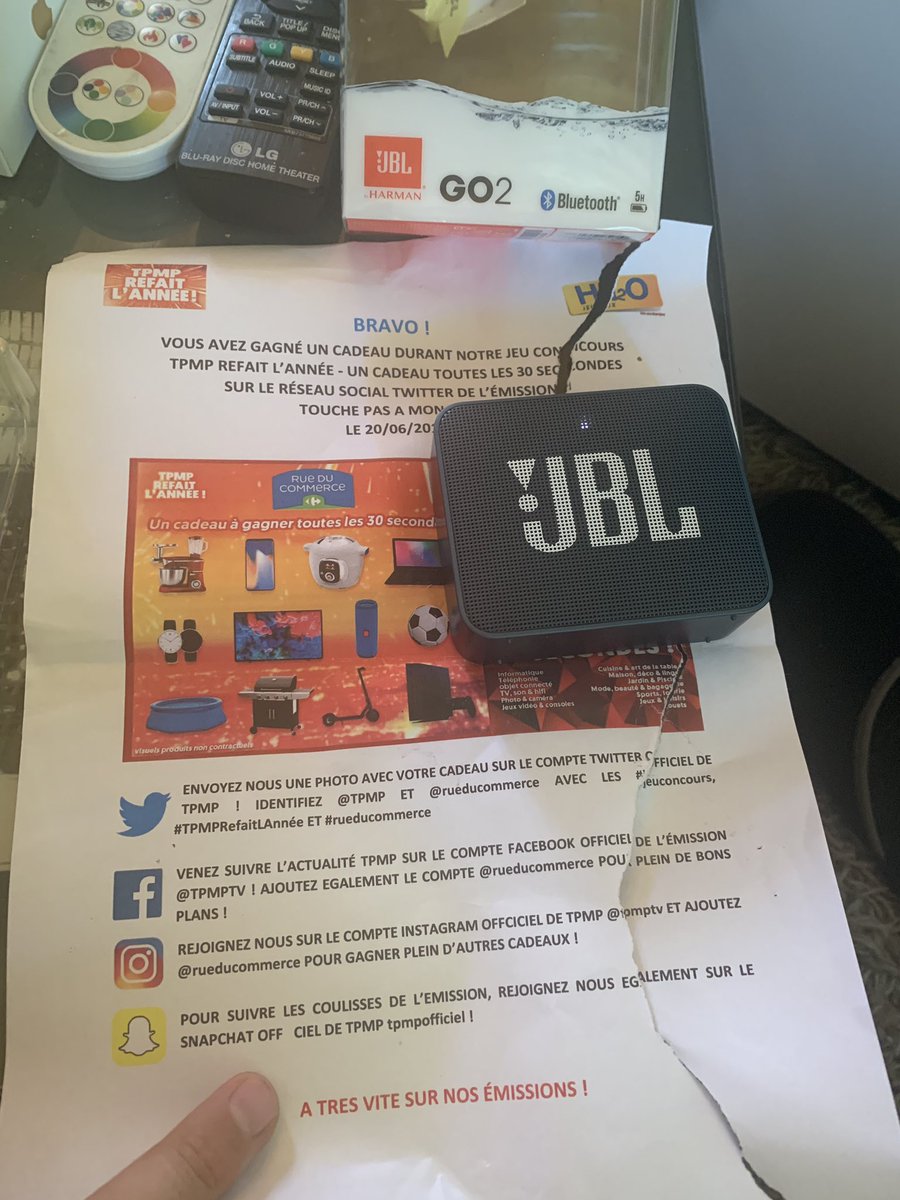 YamsBandel's tweet photo. Merci reçus une merveille !  #TPMPRefaitLAnnee https://t.co/EYzVaXEvaw