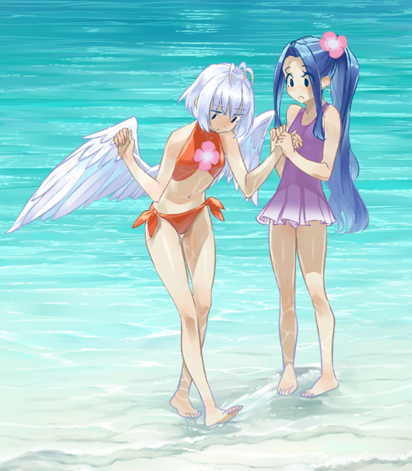 脚は後で沈める_(:3 」∠)_ フィトリアとメルティ 